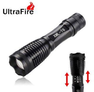 hkbayi Ultrafire LED CREE XM L T6 1800Lumen 5 Modes waterproof zoomable mini flashlight torch 838 flashlight   Basic Handheld Flashlights  