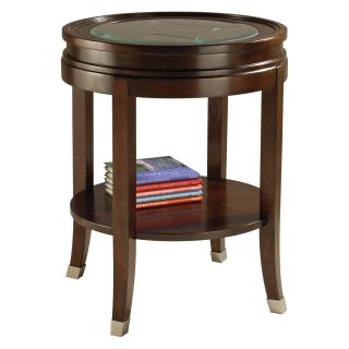 Magnussen T1258 05 Bakersfield Round End Table   End Tables