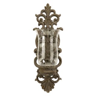 Pollianna Hurricane Candle Wall Sconce   Candle Sconces