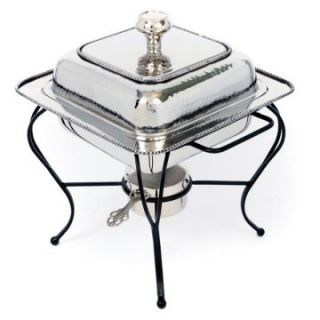 Star Home 2 Quart Square Stainless Steel Chafing Dish   Chafing Dishes & Buffet Servers