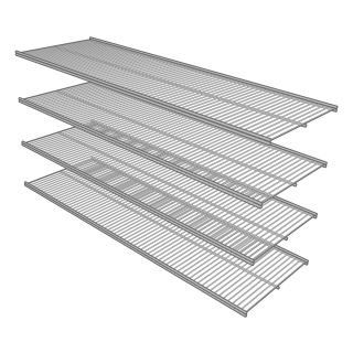 Flow Wall 3 ft. Wire Shelves   4 Pack   Shelving