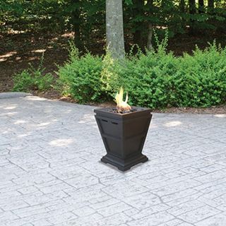UniFlame 15in. Tabletop Propane Fire Column   Fire Pits