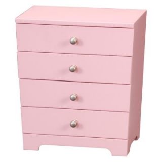 Wooden Pink Jewelry Box   7W x 7.75H in.   Womens Jewelry Boxes