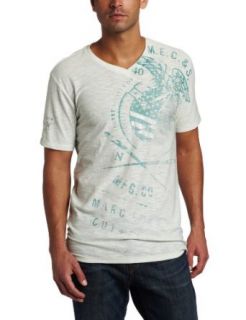 Marc Ecko Cut & Sew Men's Faded Glory V Neck Tee, Absinth, X Large at  Mens Clothing store Fashion T Shirts