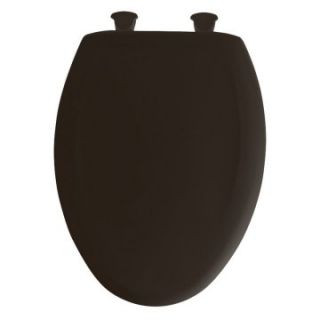 Bemis B1200SLOWT248 Elongated Closed Front Slow Close Lift Off Toilet Seat in Espresso Brown   Toilet Seats