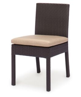 Caluco Maxime All Weather Wicker Dining Side Chair   Wicker Chairs & Seating