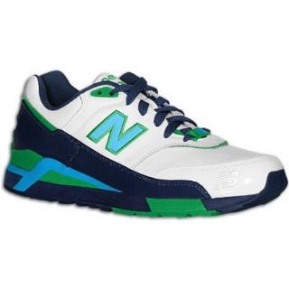 New Balance Men's 820 ( sz. 13.0, White/Blue/Kelly Green ) Shoes