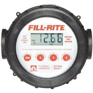 Fill Rite 820 Digital Flow Meter   20 GPM, 1" Science Lab Flowmeters