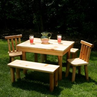 Nicholas Collection Childrens Food and Fun Table Set   Picnic Tables