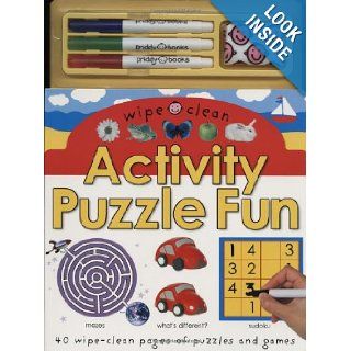 Wipe Clean Activity Puzzle Fun Roger Priddy Books