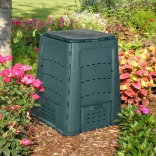 Exaco Thermoquick 160 Gallon Wibo Recycled Plastic Compost Bin   Composting Bins