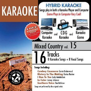 ASK 821 All Star Karaoke Mixed Country 15 Music