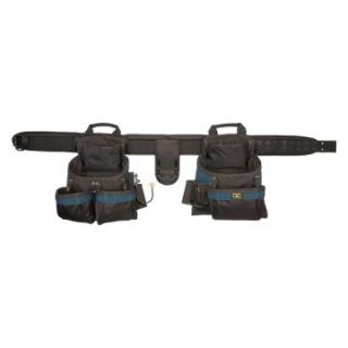 Custom Leathercraft 17 Pocket 4 Piece Framer's Ballistic Combo Tool Belt   Tool Belts