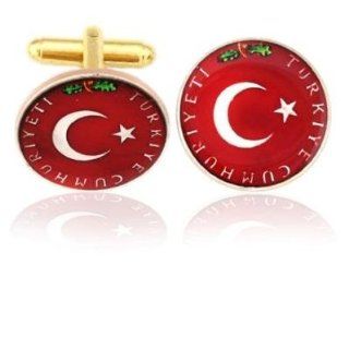 Turkey Moon And Star Coin Cuff Links Clothing