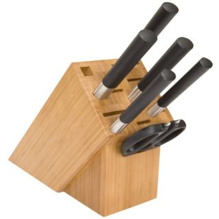 Kai Wasabi Black 7 Piece Kitchen Knife Block Set   Knives & Cutlery
