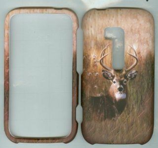 Nokia Lumia 822 Snap on Faceplate Phone Case Cover Hard Rubberized Camo Buck Deer Hunter New Cell Phones & Accessories