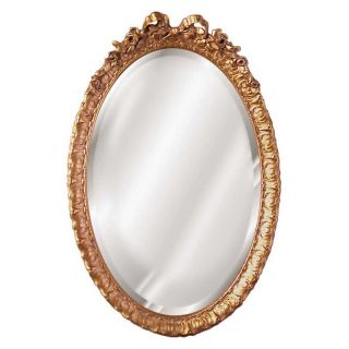 Hickory Manor House Oval Bow and Rose Mirror   18W x 28H in.   Wall Mirrors