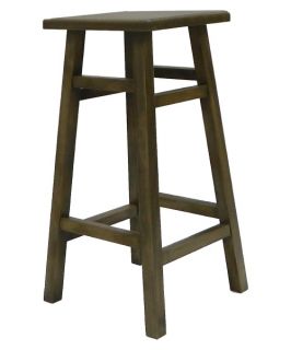 Tavern 24 in. Counter Stool   Weathered Oak   Bar Stools