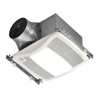 Broan ZB110HL Ultra Multi Speed Humidity Sensing Bathroom Fan with Light   Bathroom Lighting
