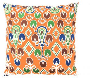 Divine Designs Berry Outdoor Pillow   20L x 20W in.   Orange   Outdoor Pillows