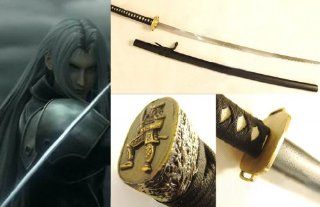 Dream2reality Cosplay Final Fantasy 7 Sephiroth Masamune Replica Sword T10 Clay Tempered High Carbon Steel Full Handmade Full Tang Katana  Martial Arts Swords  Sports & Outdoors