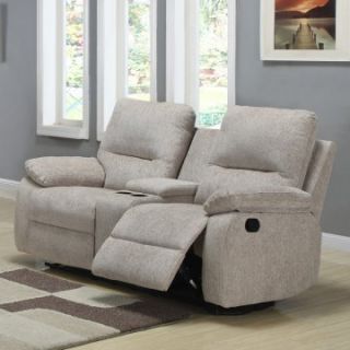 Aiden Chenille Reclining Loveseat with Console   Loveseats