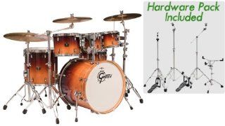 Gretsch Catalina CMT E825P MOF 5PC EURO Shell Pack (Mocha Fade) w/Free 8" Tom and Hardware Pack Musical Instruments