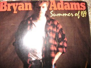 Summer of 69 Bryan Adams  Original 7" single with picture liner Music