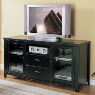 kathy ireland Home by Martin Tribeca Loft Tall TV Stand   Black   TV Stands