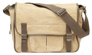 OiOi Military Sand Washed Canvas Satchel Diaper Bag   Designer Diaper Bags
