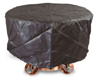 California Outdoor Concepts Canvas Round Cover   Black   48 in.   DO NOT USE   Fire Pit Accessories
