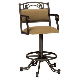 Tempo Solvang 30 in. Tilt Swivel Bar Stool with Arms   Bar Stools