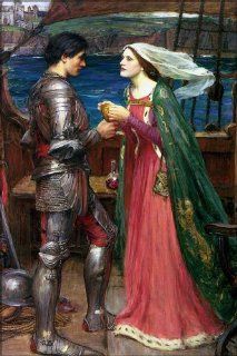 Tristan and Iseult by John William Waterhouse   24"x36" Poster  Prints  