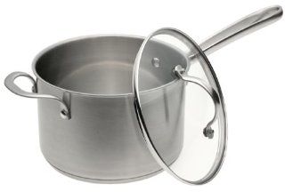 Simply Calphalon Stainless 4 Quart Saucepan with Cover Kitchen & Dining