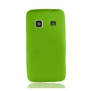 Straight Talk Samsung Galaxy Precedent SCH M828C Accessory   Green Soft Skin Gel Case Cover Protective Case Cover+LF Stylus Pen Cell Phones & Accessories