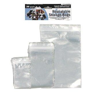 72 Resealable storage bags