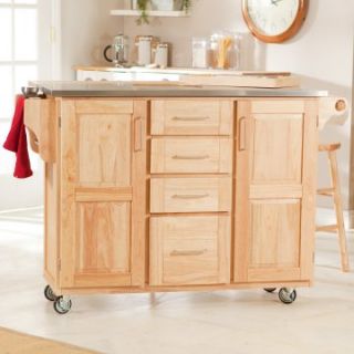 The Fairmont Kitchen Cart with Optional Stools   Kitchen Islands and Carts