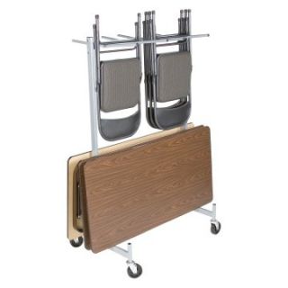 Raymond Products Hanging Folded Chair and Table Storage Truck   Compact Size   Table & Chair Carts