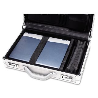 Solo AC10010 Aluminum Attache Case   Silver   Briefcases & Attaches