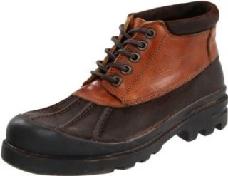 Ralph Lauren Men's Ridgemoor Lace Up Boot,Dark Brown/Tan,8 D US Shoes
