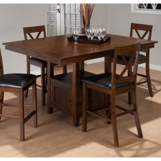 Jofran Olsen Oak Counter Height Dining Table with Storage   Dining Tables