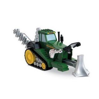 John Deere Double Duty Terra Tiller 2 in 1 Tractor to Plow Toys & Games