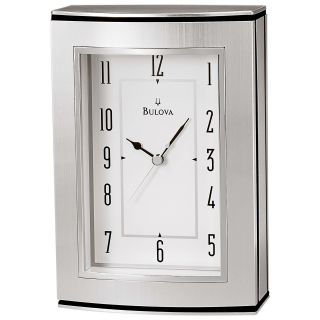 Bulova Genesis Desktop Clock with Frame   Desktop Clocks