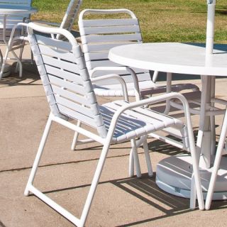 Frankford Aluminum Stacking Dining Chair   Outdoor Dining Chairs
