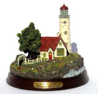 Thomas Kinkade, Seaside Memories, Lighted Lighthouse "Beacon of Hope"  Collectible Figurines  