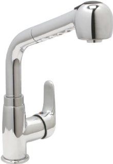 Tall 12.5" Kitchen Faucet Single Hole Pull Out Spray Chrome