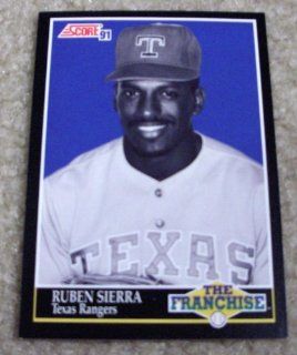 1991 Score Ruben Sierra # 859 MLB Baseball The Franchise Card at 's Sports Collectibles Store