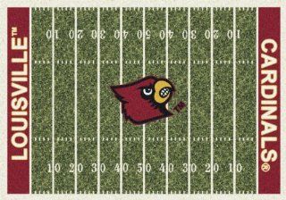 Louisville Cardinals College Team Gridiron 10x13 Rug from Miliken  Sports Fan Area Rugs  Sports & Outdoors