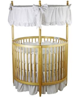 Dream On Me Sophia Posh Circular Crib   Natural   Baby Cribs