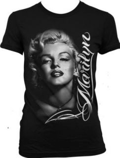 Marilyn Monroe Juniors T shirt, Marilyn Monroe and Signature Junior's Tee Shirt Clothing